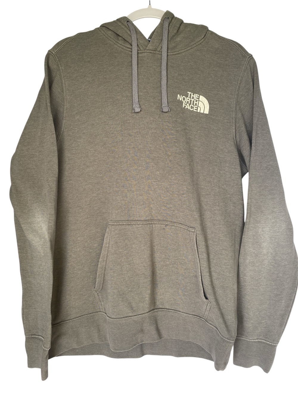 The North Face Men's Olive Green Pullover Hoodie medium